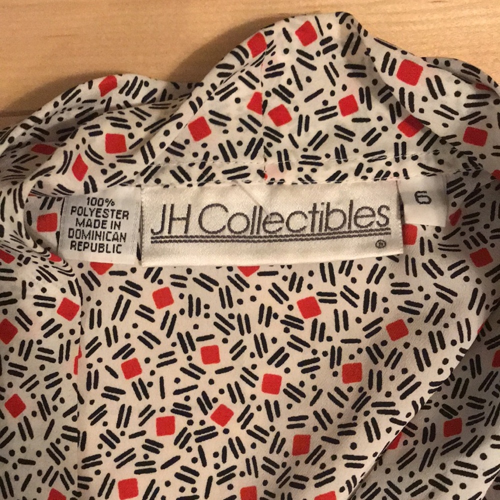 Vintage Button Down With Funky Pattern - image 8